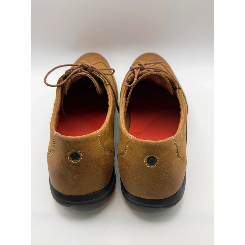 Rockport truWALK zero Mens Tan Leather Wingtip Oxford Dress Shoes V73663 Size 10